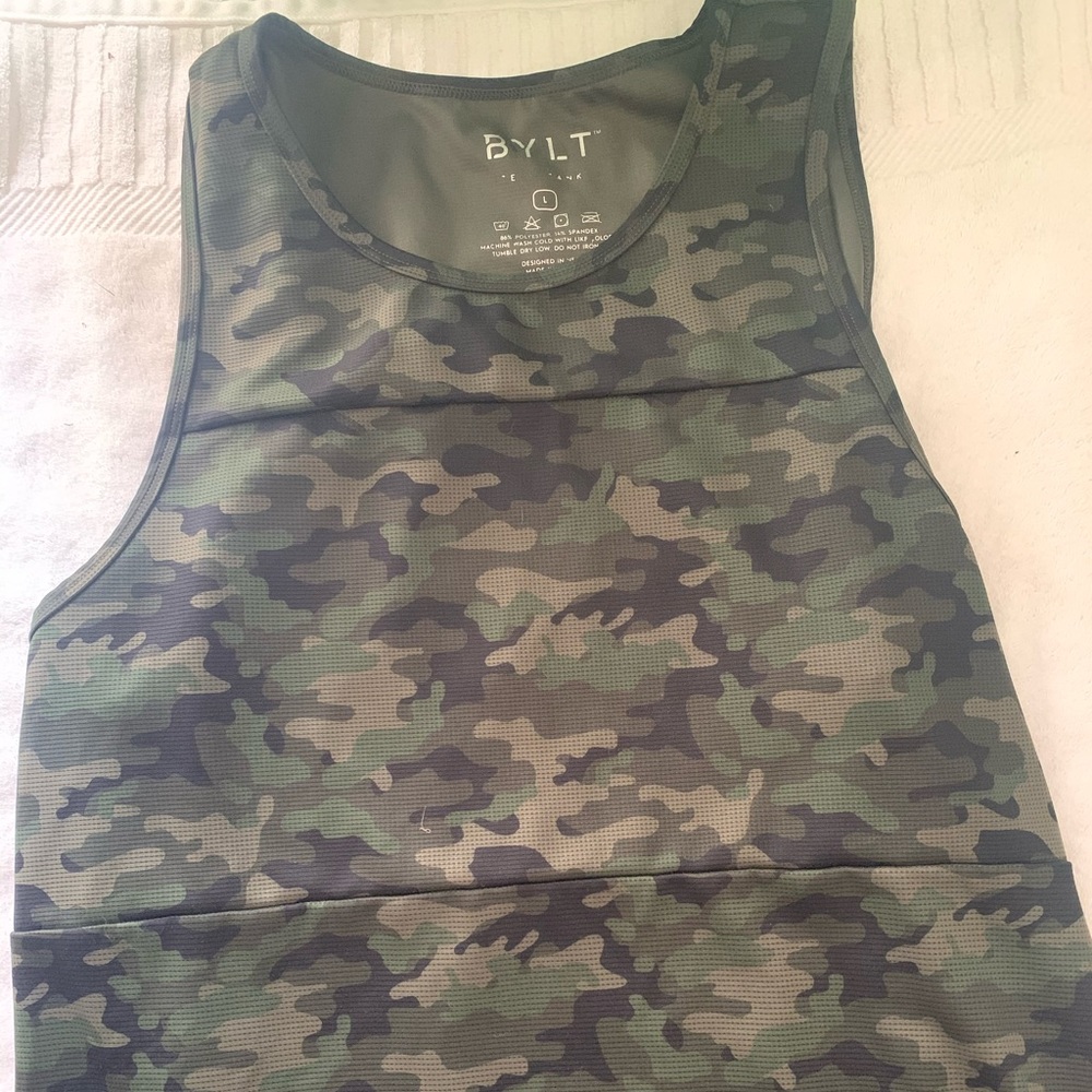 BYLT brand camo Tank Top
